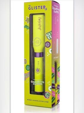 Glister Foldable Smoothing System Hair Straightener - Lime Burst NWT